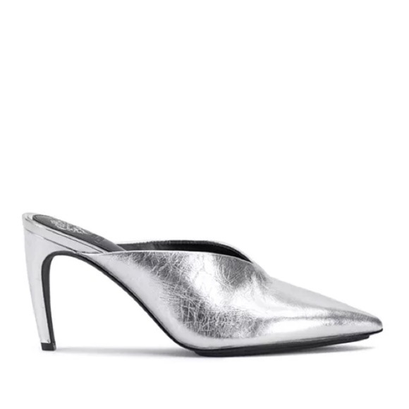 Vince Camuto Bridget High Heel Mule Pumps in Silver - Picture 2 of 14